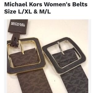 Black Michael kors Women belt the brown one have sold